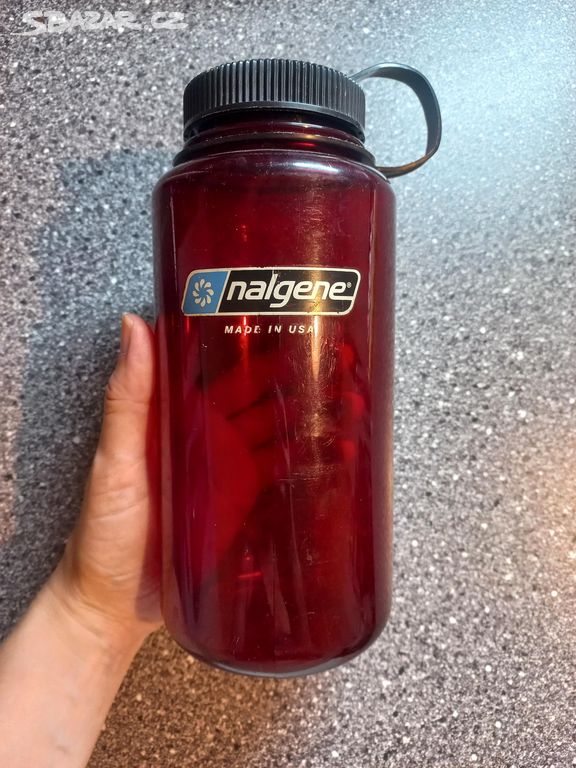 Láhev Nalgene 1000 ml tmavě červená