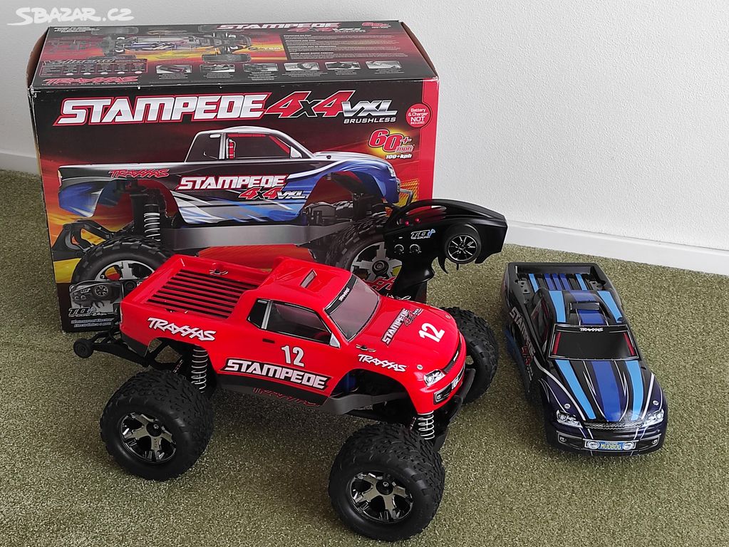 Traxxas Stampede 4x4 VXL brushless + 3s Lipo bat