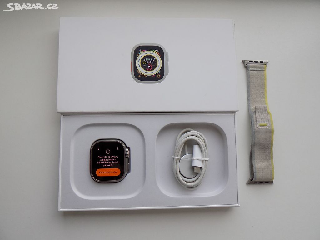 APPLE Watch Ultra + Cellular - ZÁRUKA - TOP STAV