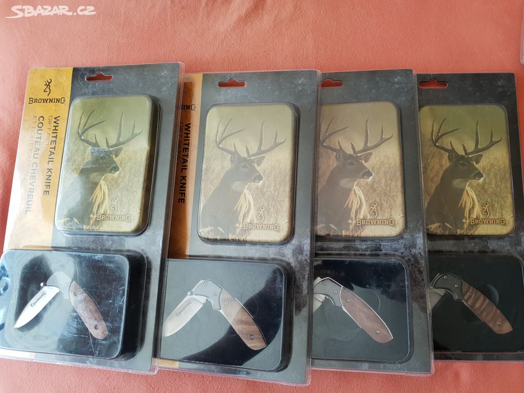 BROWNING Whitetail Knife Gift Set, zavírací nůž