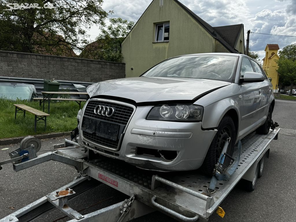 Audi A3 8P Sportback 1,9 TDI 07 NÁHRADNÍ DÍLY