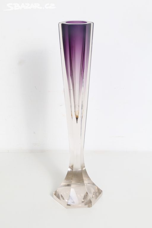 Váza - ručně broušené sklo