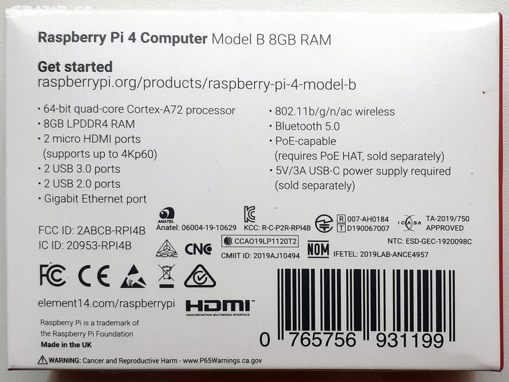 Raspberry Pi 4 8GB RAM