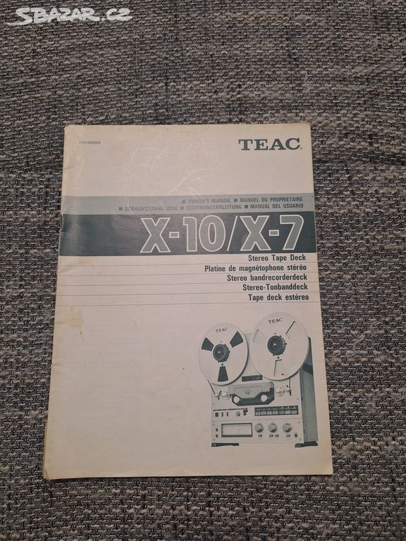 Kotoučový magnetofon TEAC X-10