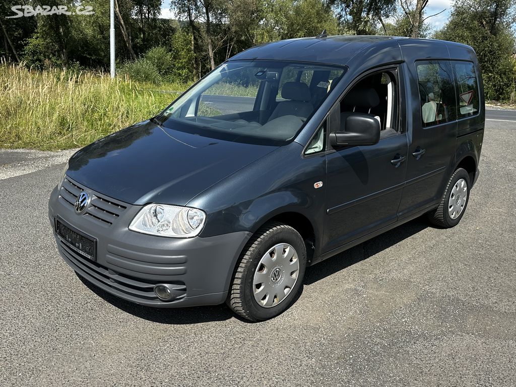 VW Caddy 1.9TDi life, r.2008, STK, klima