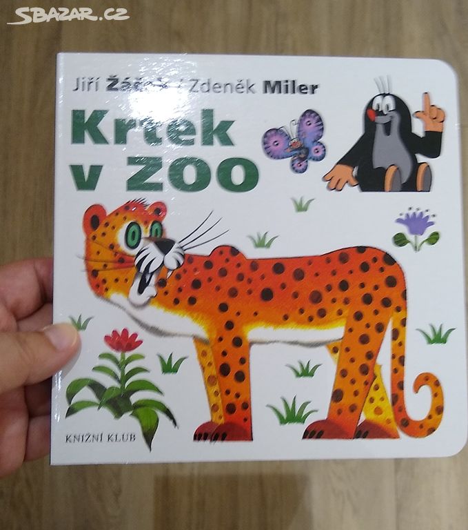 Knížka Krtek v Zoo. Miler pohádky zvířata