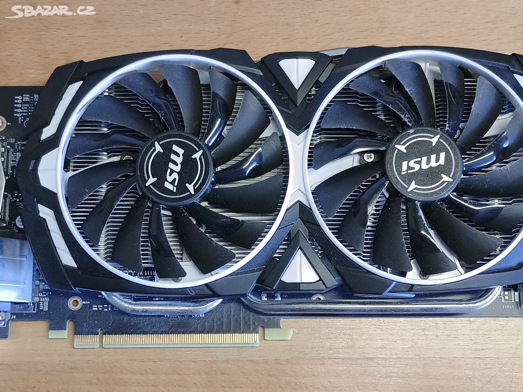 herní grafická karta MSI Geforce GTX 1060 Armor 6G