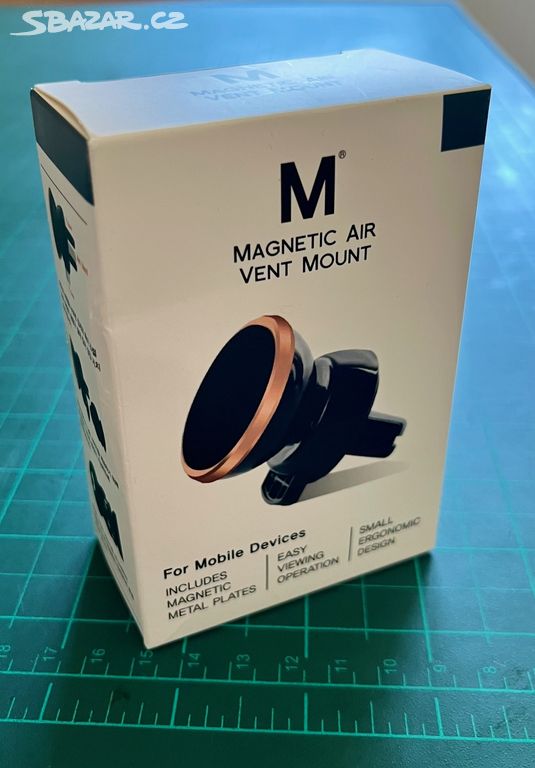 Držák na mobil do větrací mřížky auta - magnetický