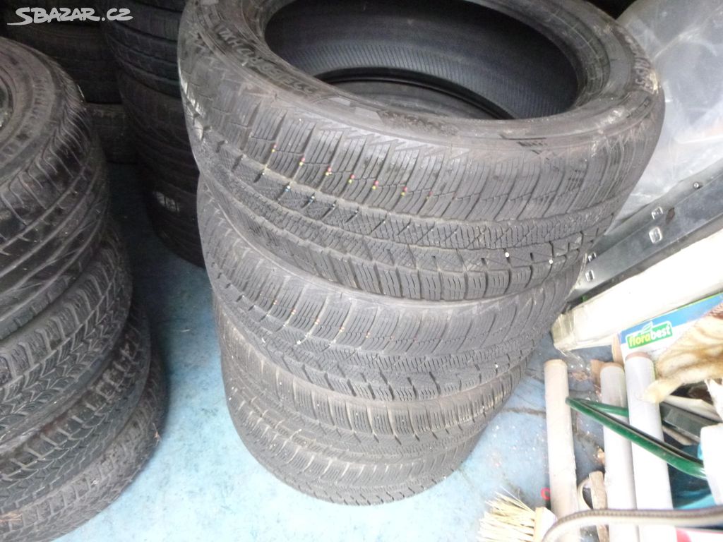 4x zimní pneu barum 225/50 r17 (7-8 mm)
