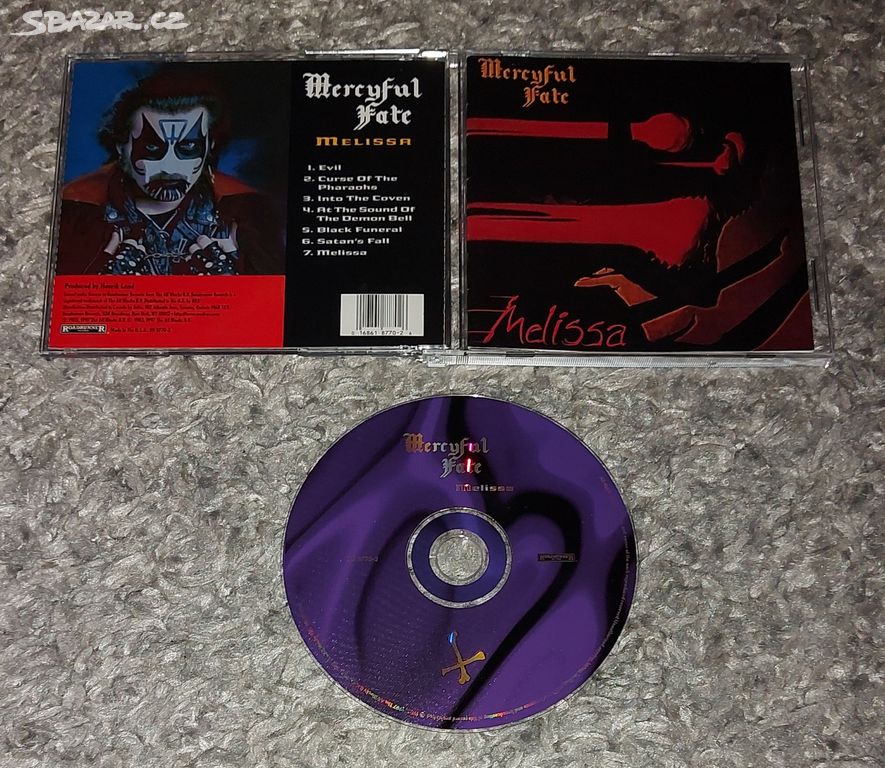 CD Mercyful Fate - Melissa - Gold Disc