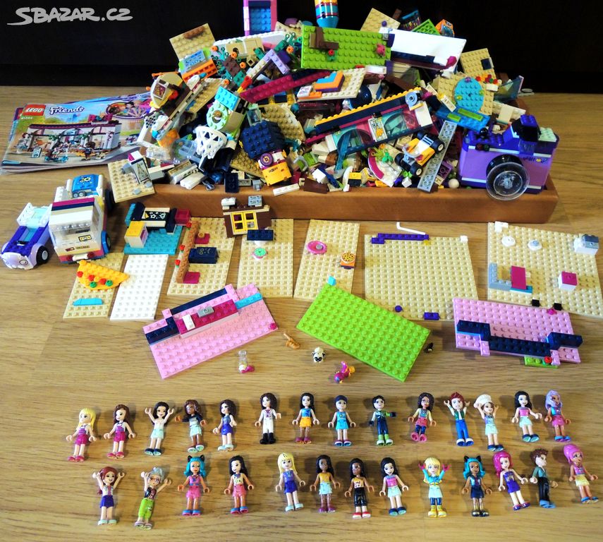 LEGO Friends mix 27 figurek 3,5kg Lego stavebnice