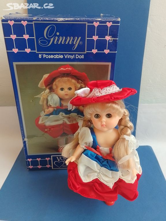 Ginny vinyl doll 1984 panenka retro stará hračka