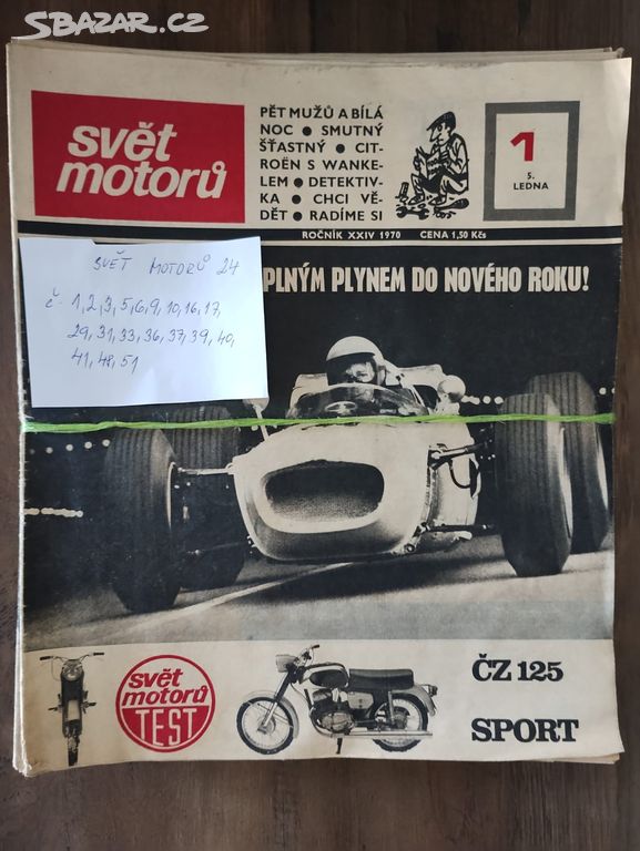 SVĚT MOTORŮ 1970 - NEJVYŠŠÍ NABÍDCE