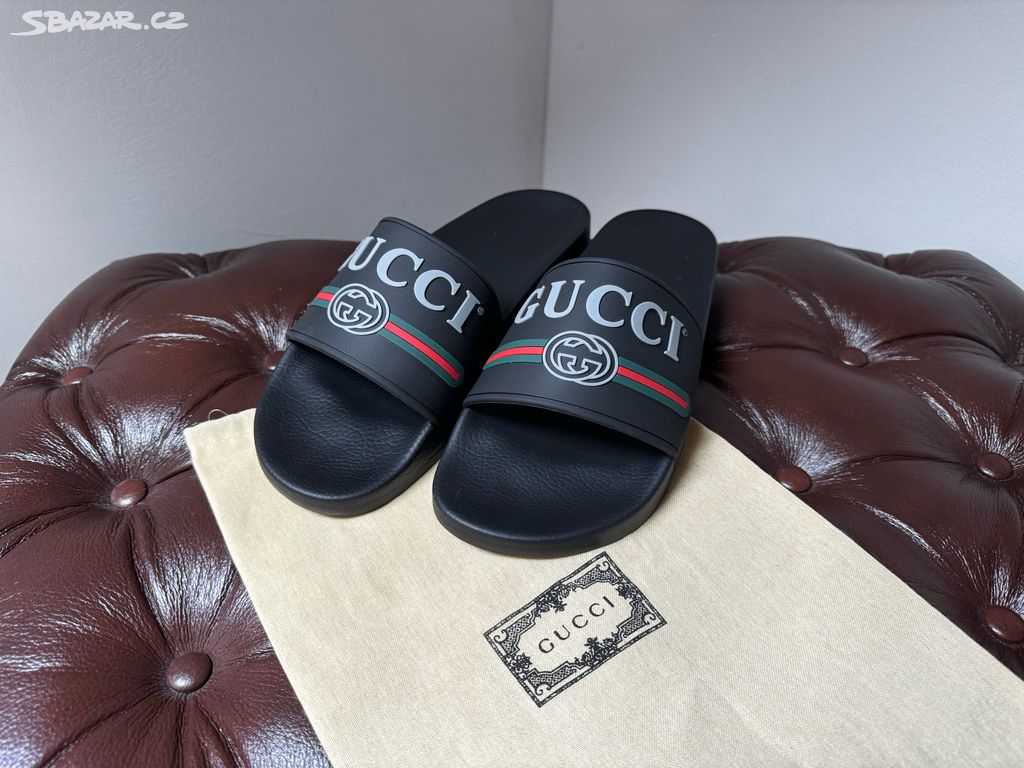 Pánské pantofle Gucci Classic GG