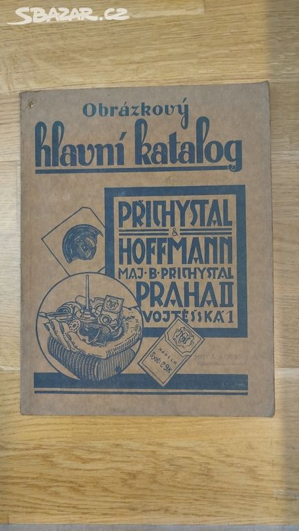 předválečný katalog součástek -šicí a plet. stroje