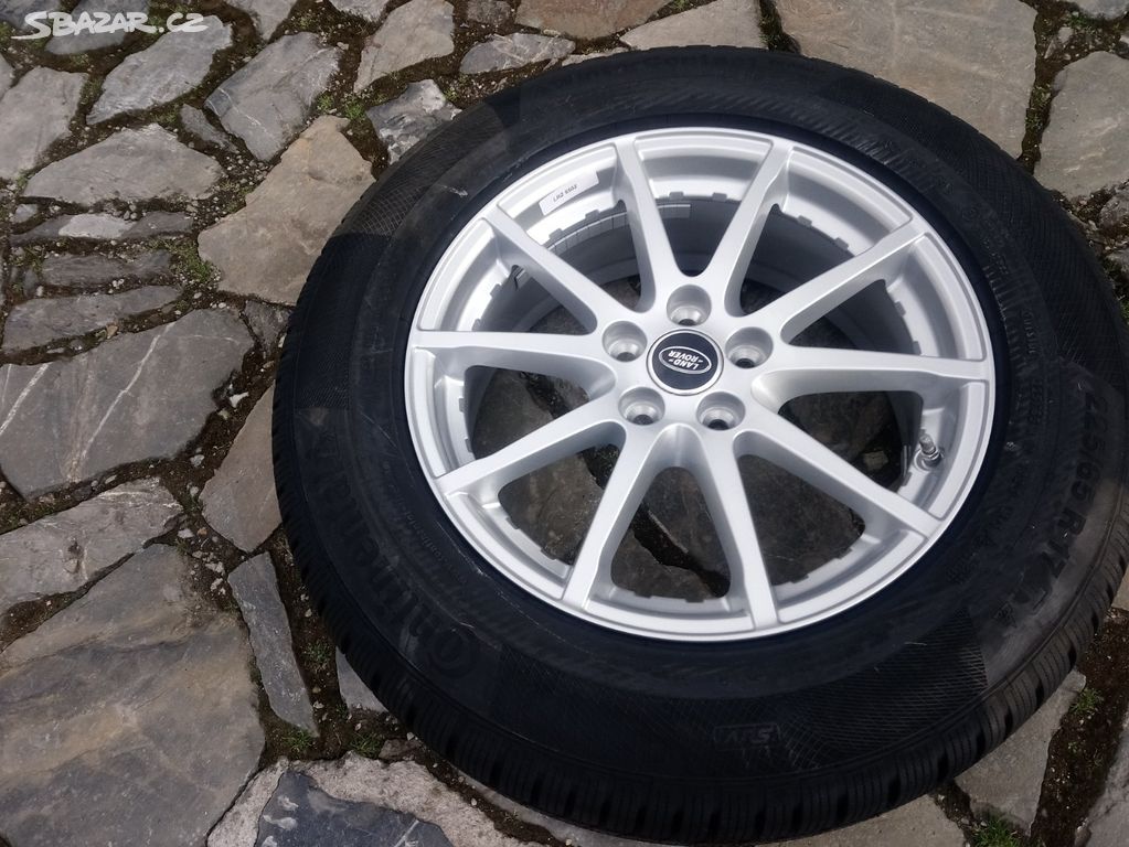 nová ORIGINÁL al kola 17 5x108 LAND ROVER + PNEU