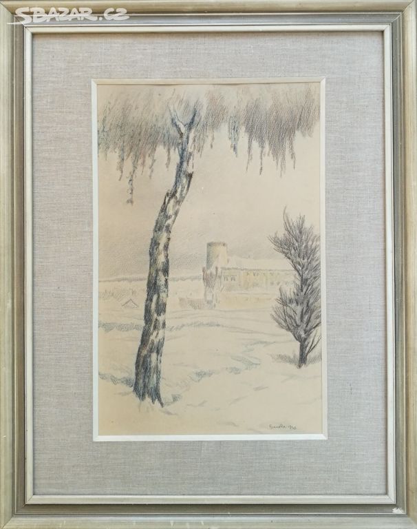 OTAKAR HAUSKA - "Zámeček pod sněhem" 1936