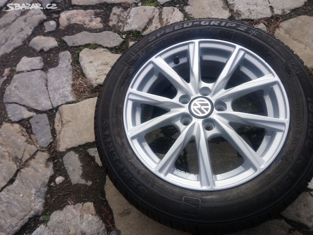 NOVÁ al kola 15 5x100 na VW POLO + ZIMNÍ 185 60 15