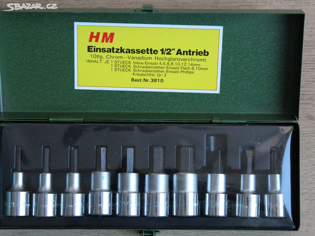HM 10 bodová vkládací kazeta chromová - Německo
