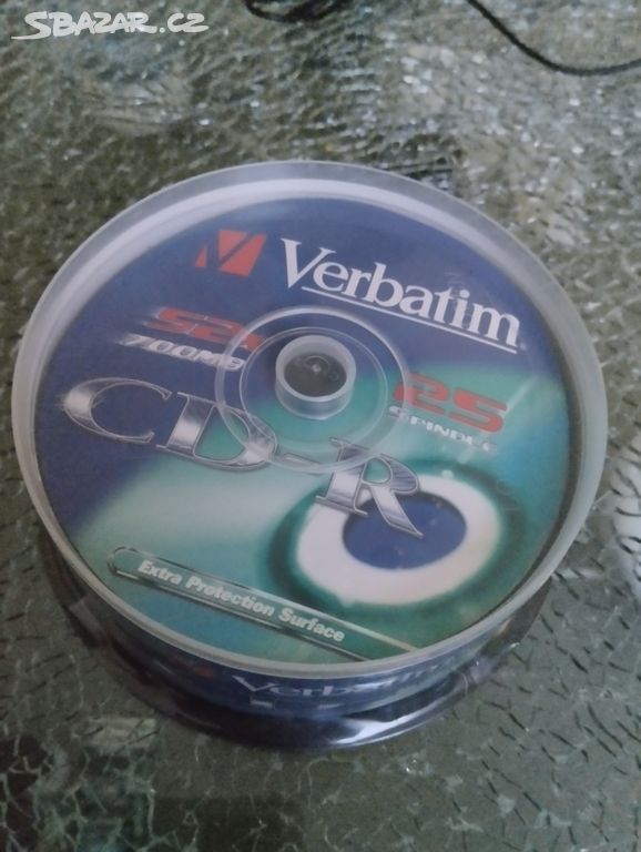 VERBATIM CD-R 52× 25KS BALENÍ
