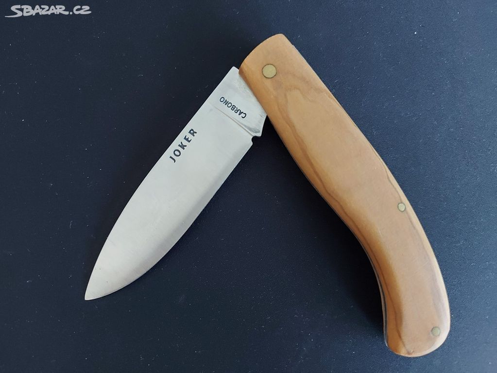 Nůž Joker Carbon oliva wood 9cm