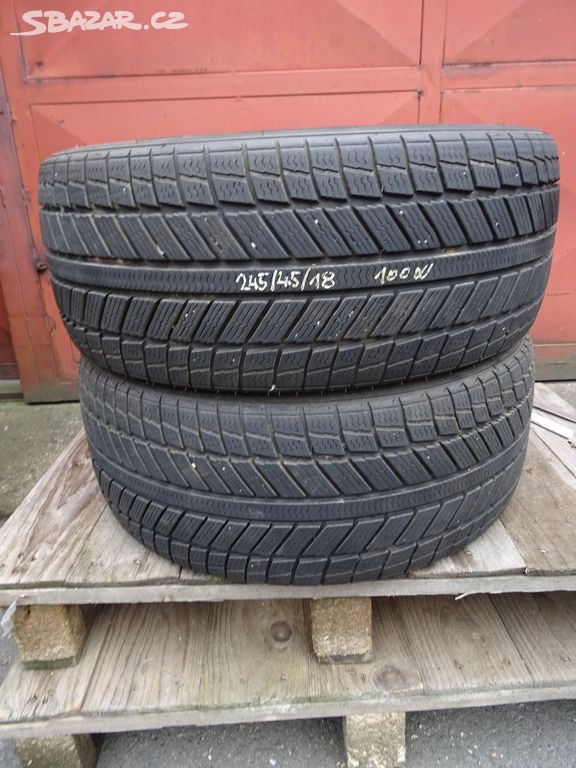 Zimní pneu Syron, 245/45/18, 2 ks, 7 mm