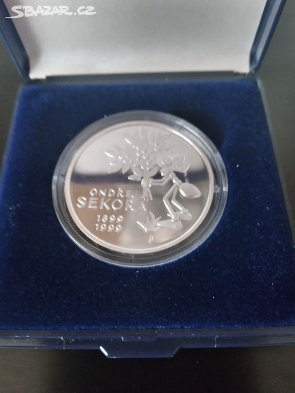 Ag mince "Ondřej Sekora" Proof, 1999