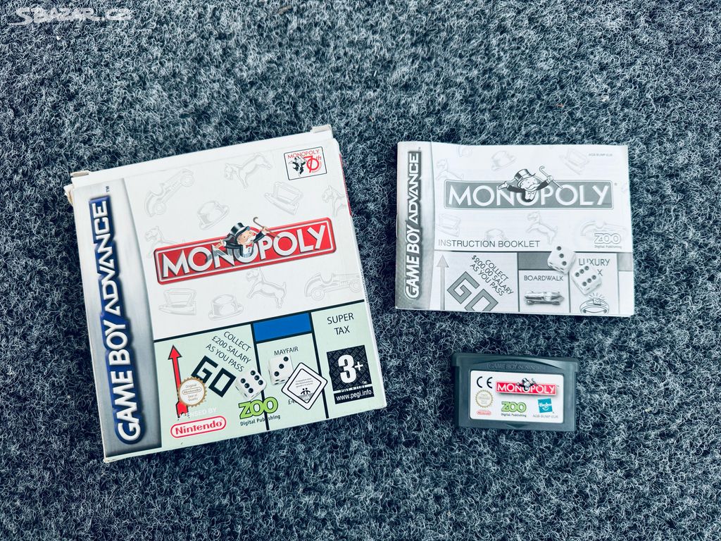 - GameBoy Advance hra Monopoly -