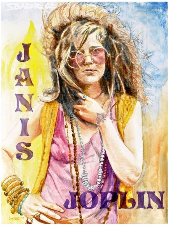 Joplin Janis - foto 30 x 21 cm - zataveno ve folii