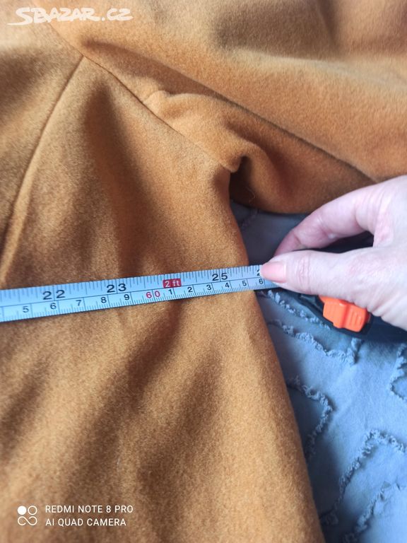 Nový dámský flaušový kabát velikost 3xl