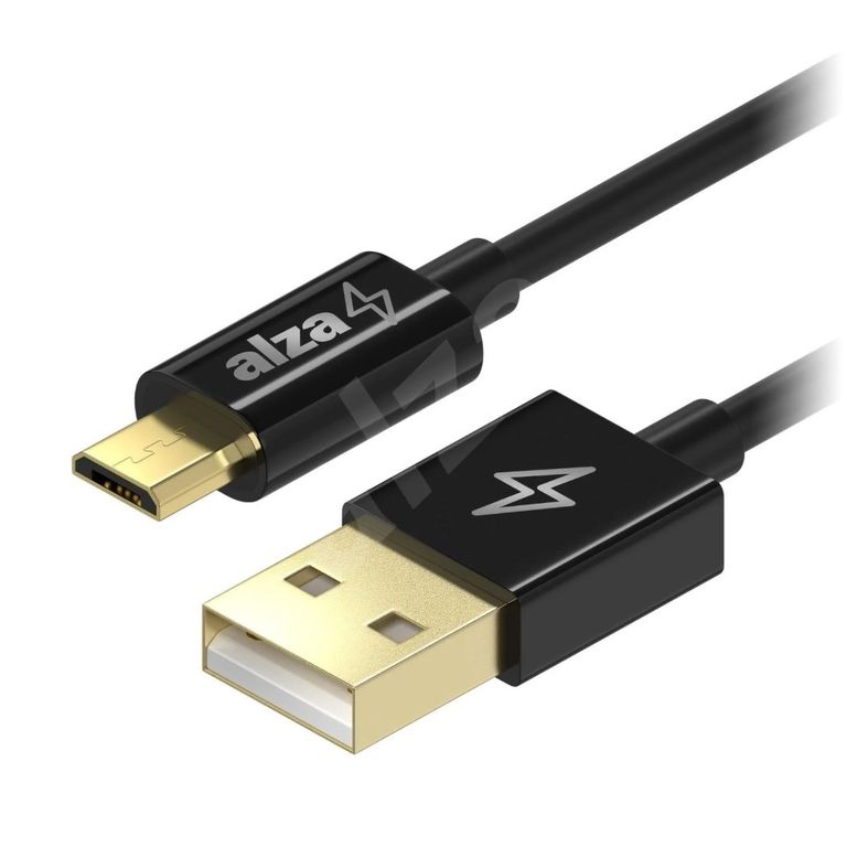 Micro USB - datový kabel - pozlacené konektory 1m