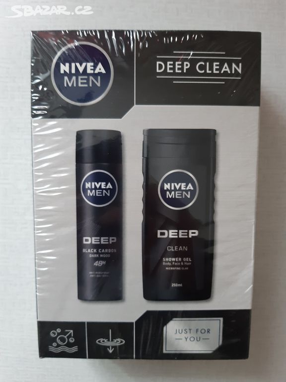 Dárková sada NIVEA MEN, DEEP CLEAN