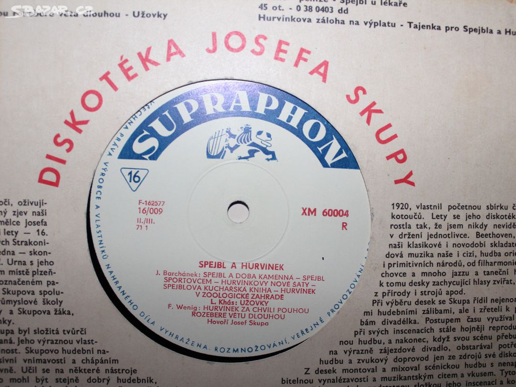 Spejbl a Hurvínek - diskotéka Josefa Skupy
