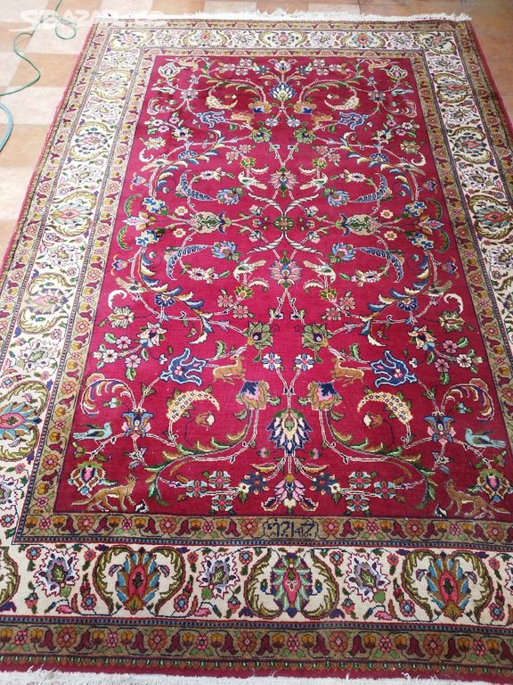 Starožitný perský koberec orig Tabriz 310 x 210 cm