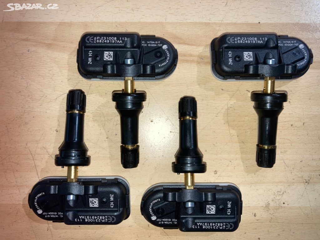 Originální OE čidla tlaku TPMS Jeep, Dodge RAM