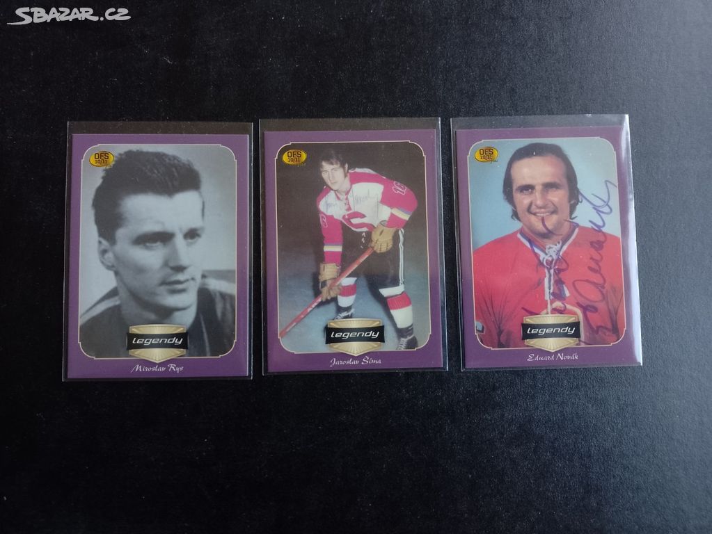 Hokejové karty legendy