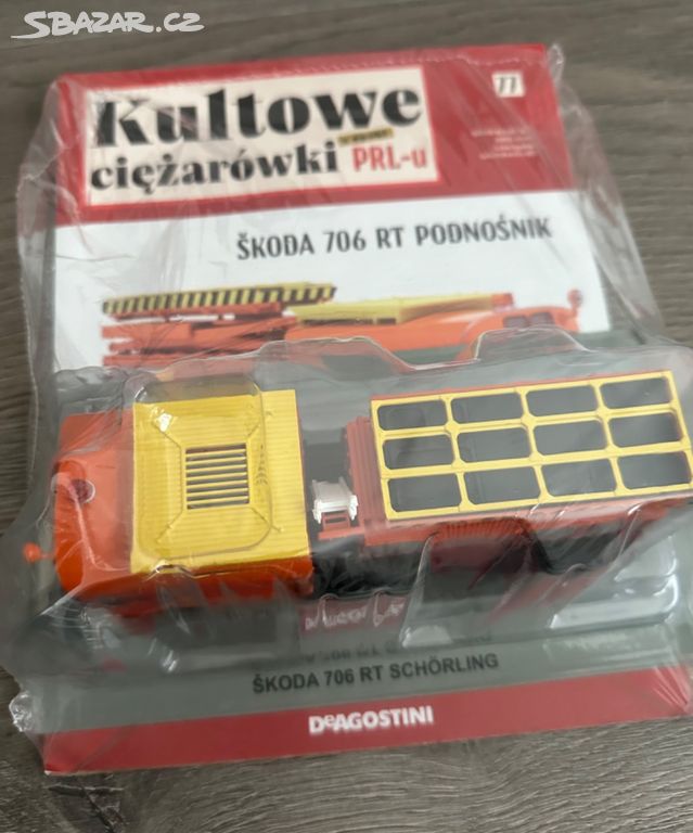 Škoda 706 RT Podnosnik 1:43 Deagostini - PL edice