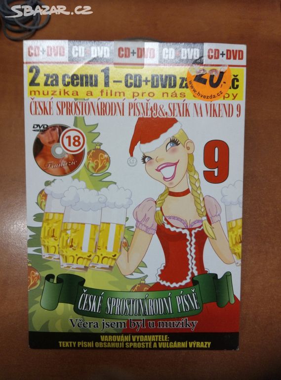 DVD a CD České sprostonárodní písně 9