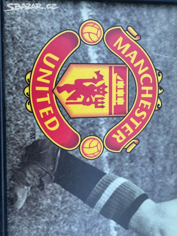 Zarámovaný starý plakát Manchester United
