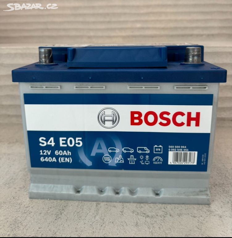 Bosch S4 E05 12V 60Ah 640A start stop