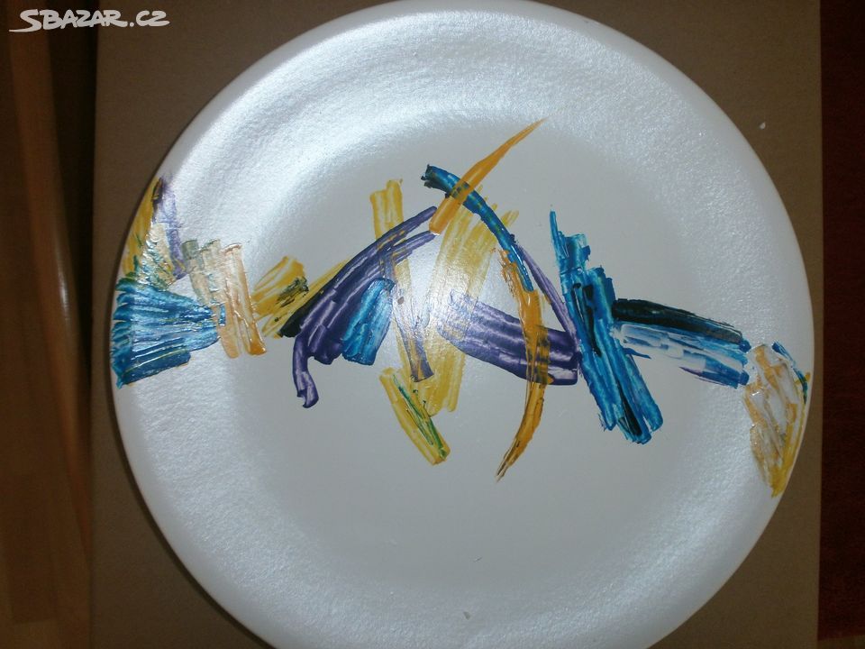 Ručně malovaný talíř