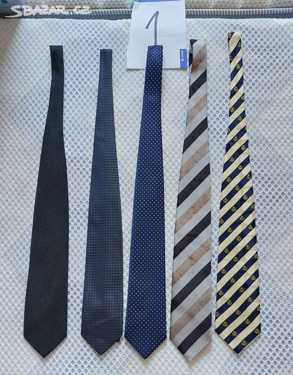 Kravaty - různé barvy, vzory