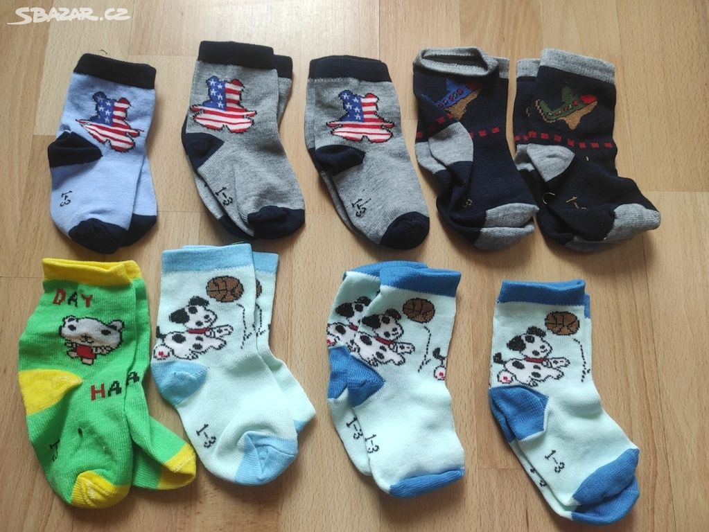 Dětské ponožky vel.1-3 roky nove