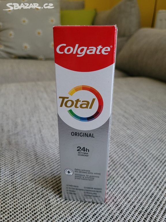 Nová zubní pasta Total Original zn. Colgate, 75 ml