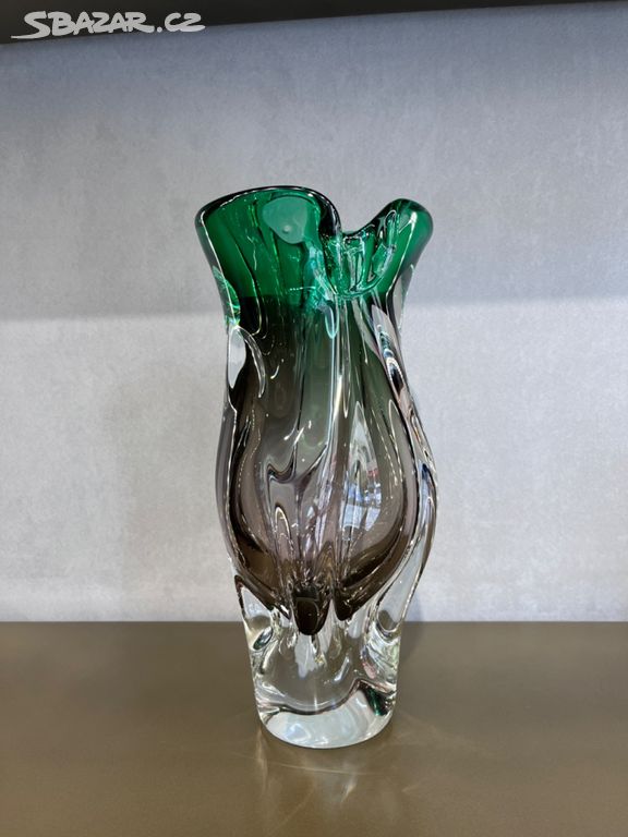 Váza - mohutná 32 centimetru - Egermann- top stav