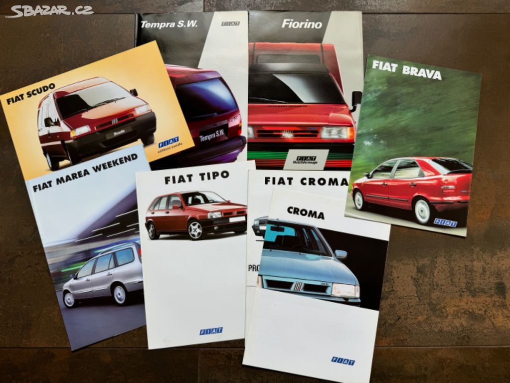 Fiat katalogy, prospekty