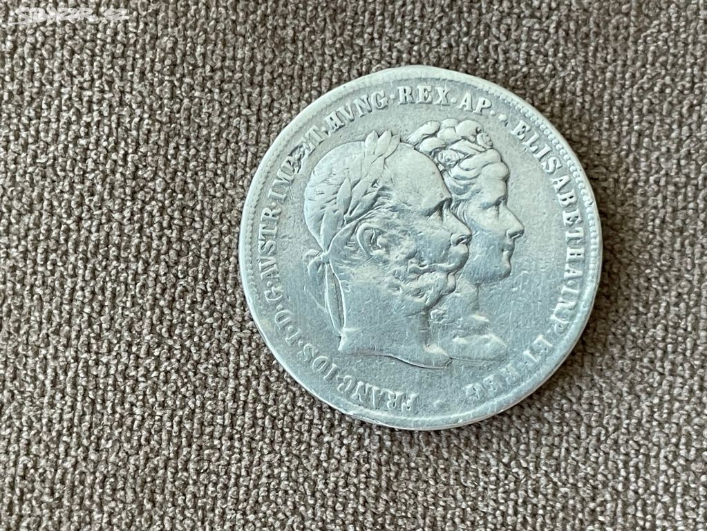 Mince stříbro 2 zlatník 1879, FJI, Rakousko