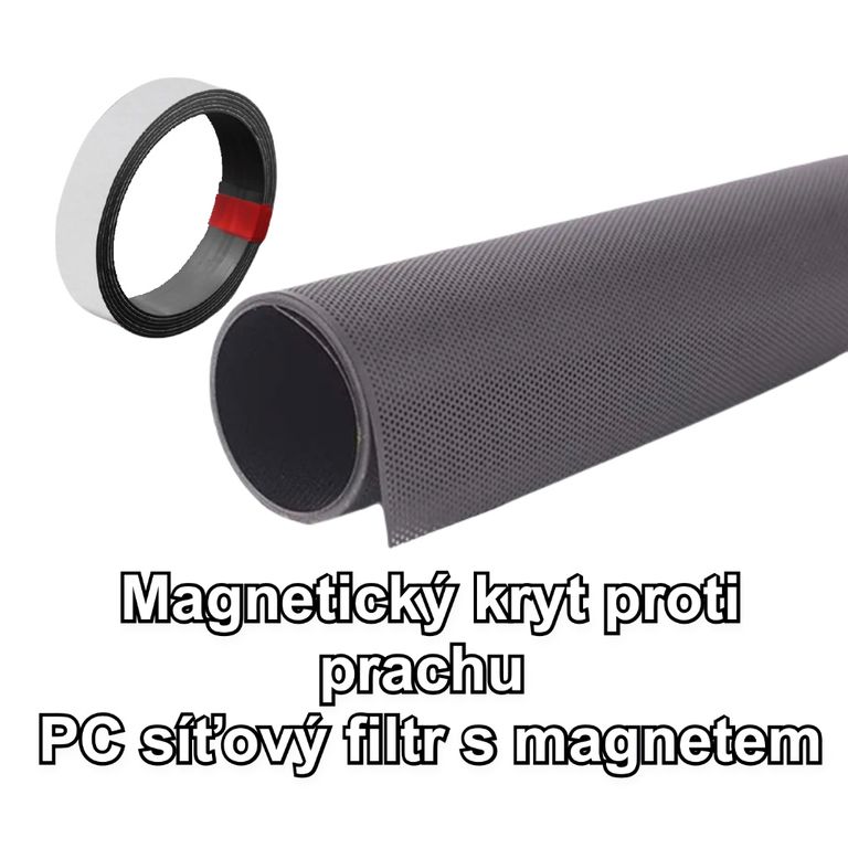 Magnetická páska a kryt, prachový filtr s magnetem