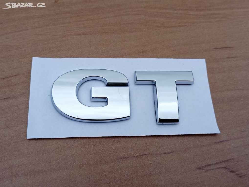 nápis GT na VW Golf