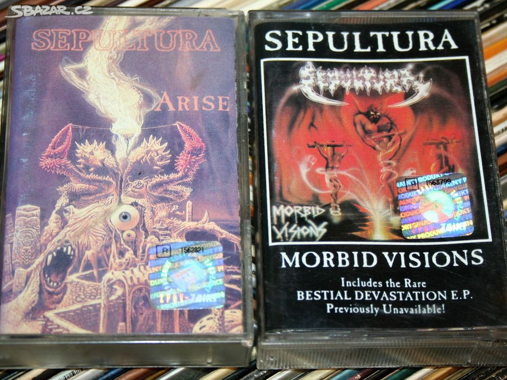 2x MC SEPULTURA - ARISE + MORBID VISIONS (levně)